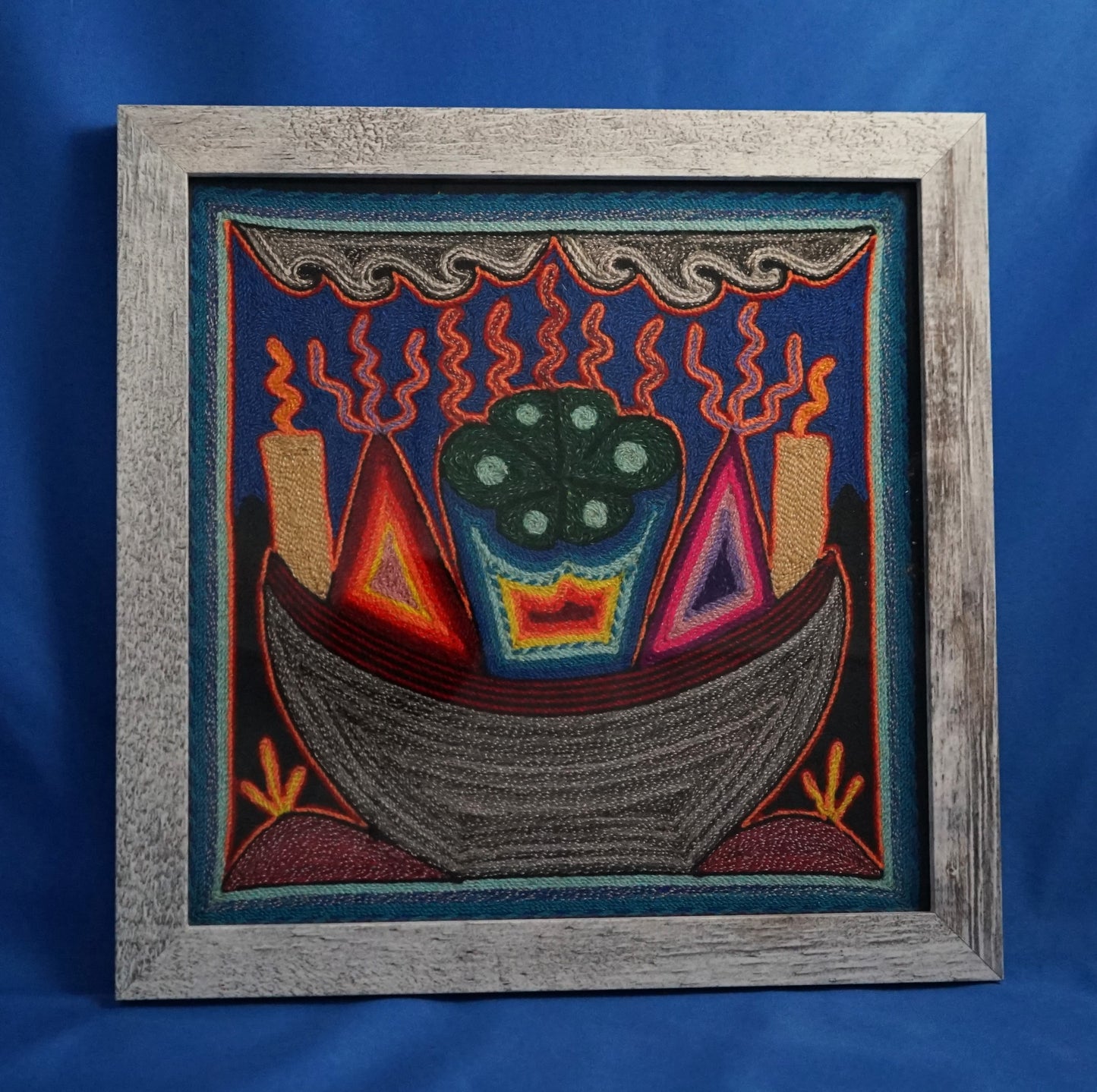 Huichol Yarn Painting