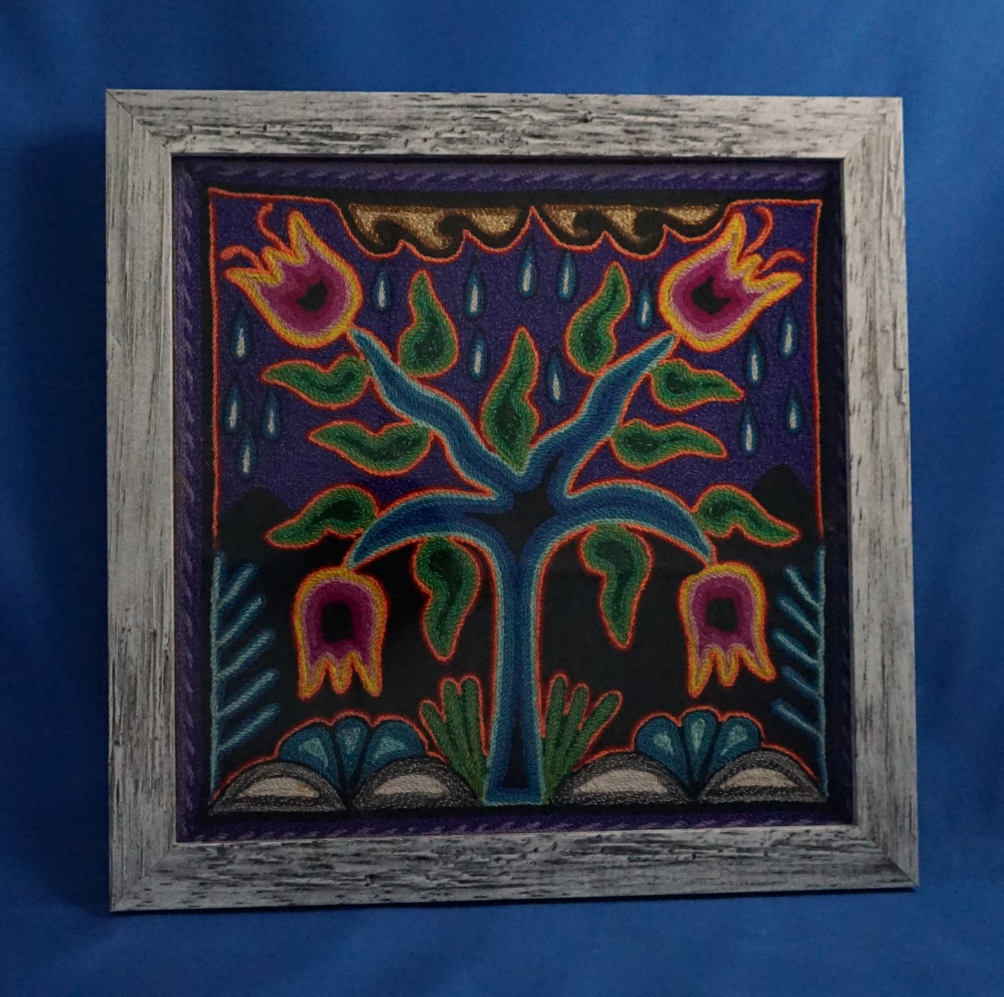 Huichol Yarn Painting