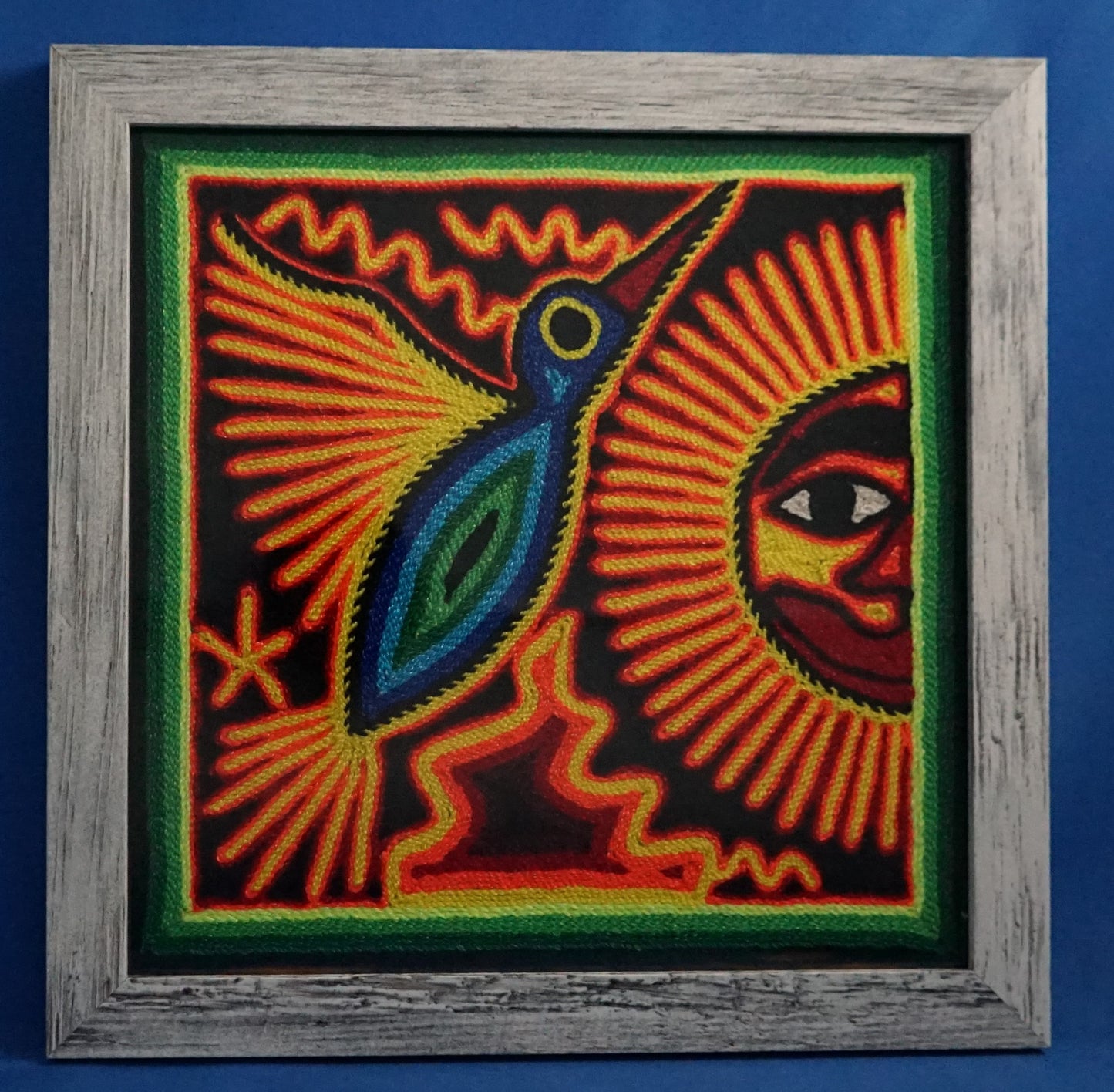 Huichol Yarn Painting