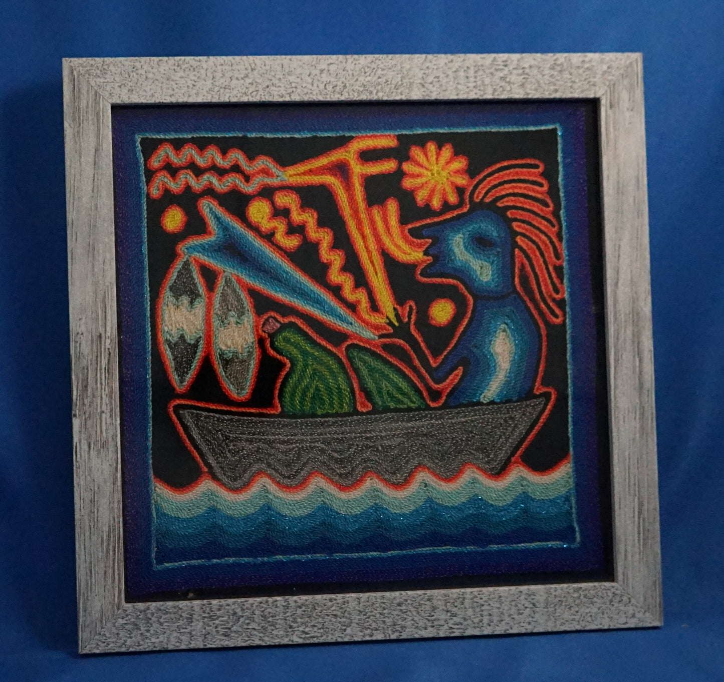 Huichol Yarn Painting
