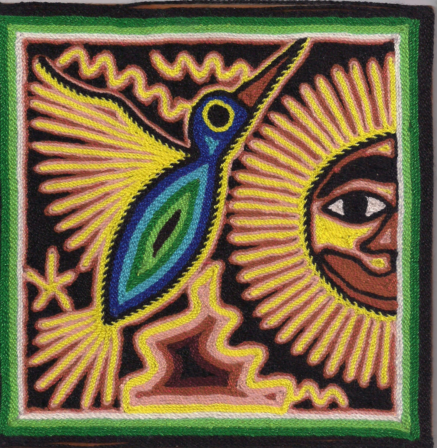 Huichol Yarn Painting