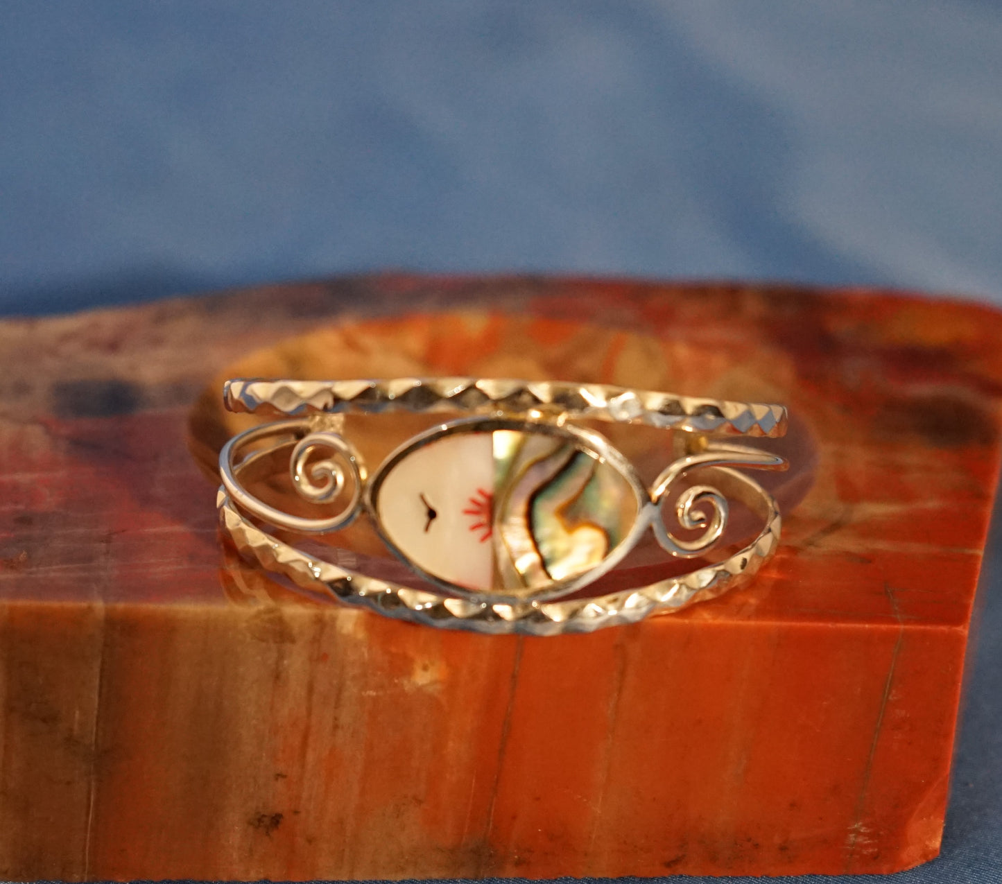 Sterling Silver Abalone Bracelet