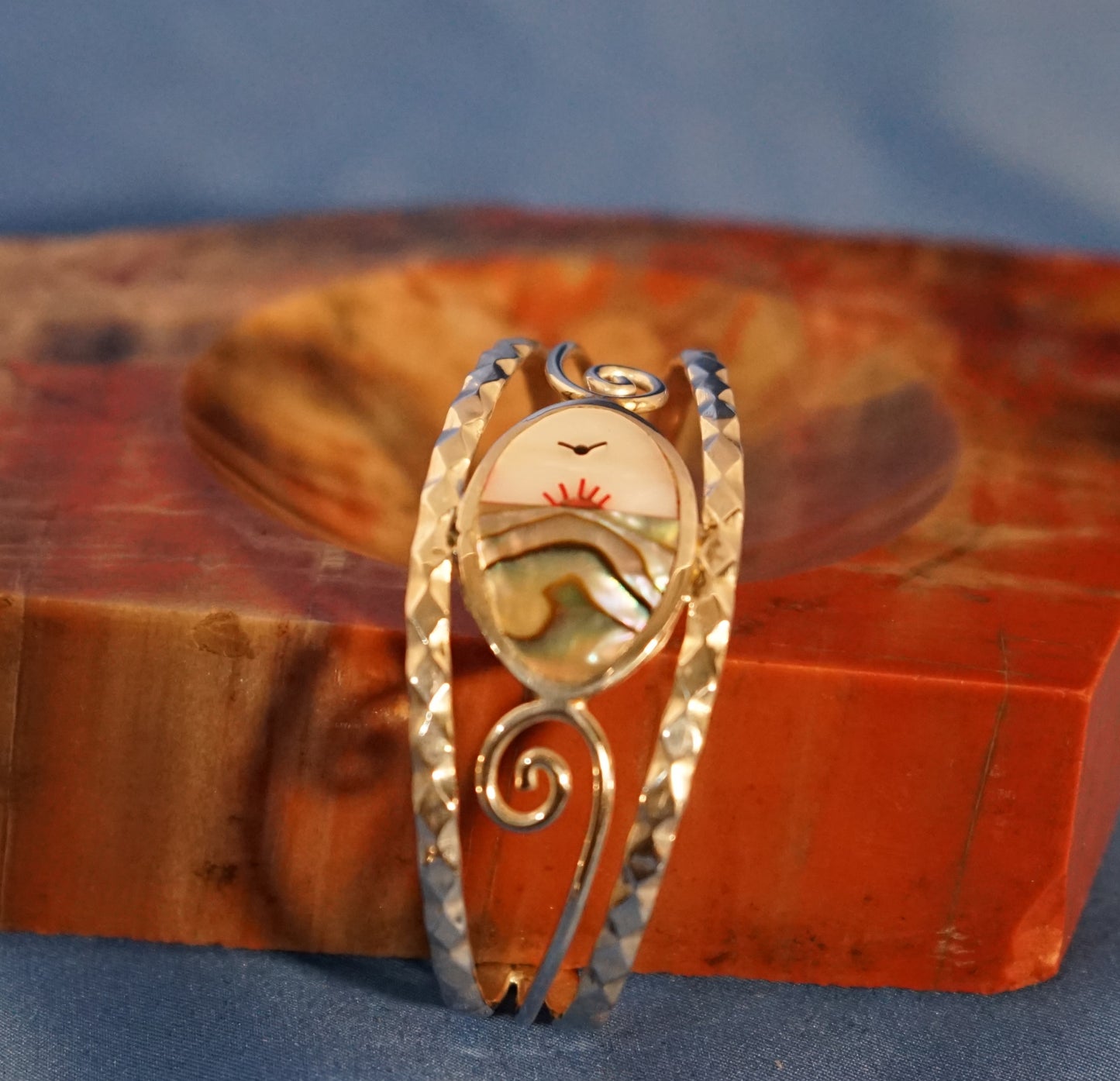 Sterling Silver Abalone Bracelet