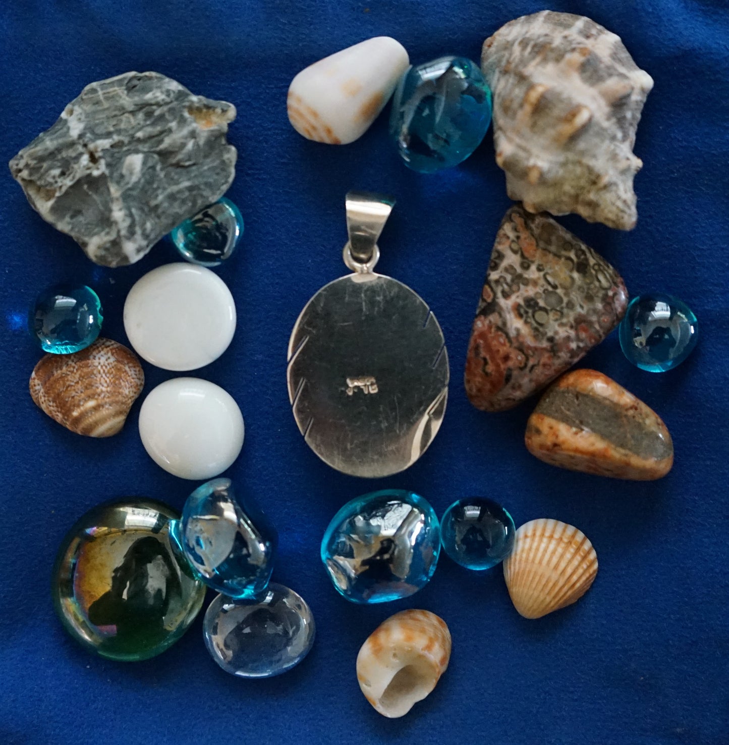 Zebra Jasper Oval Pendant