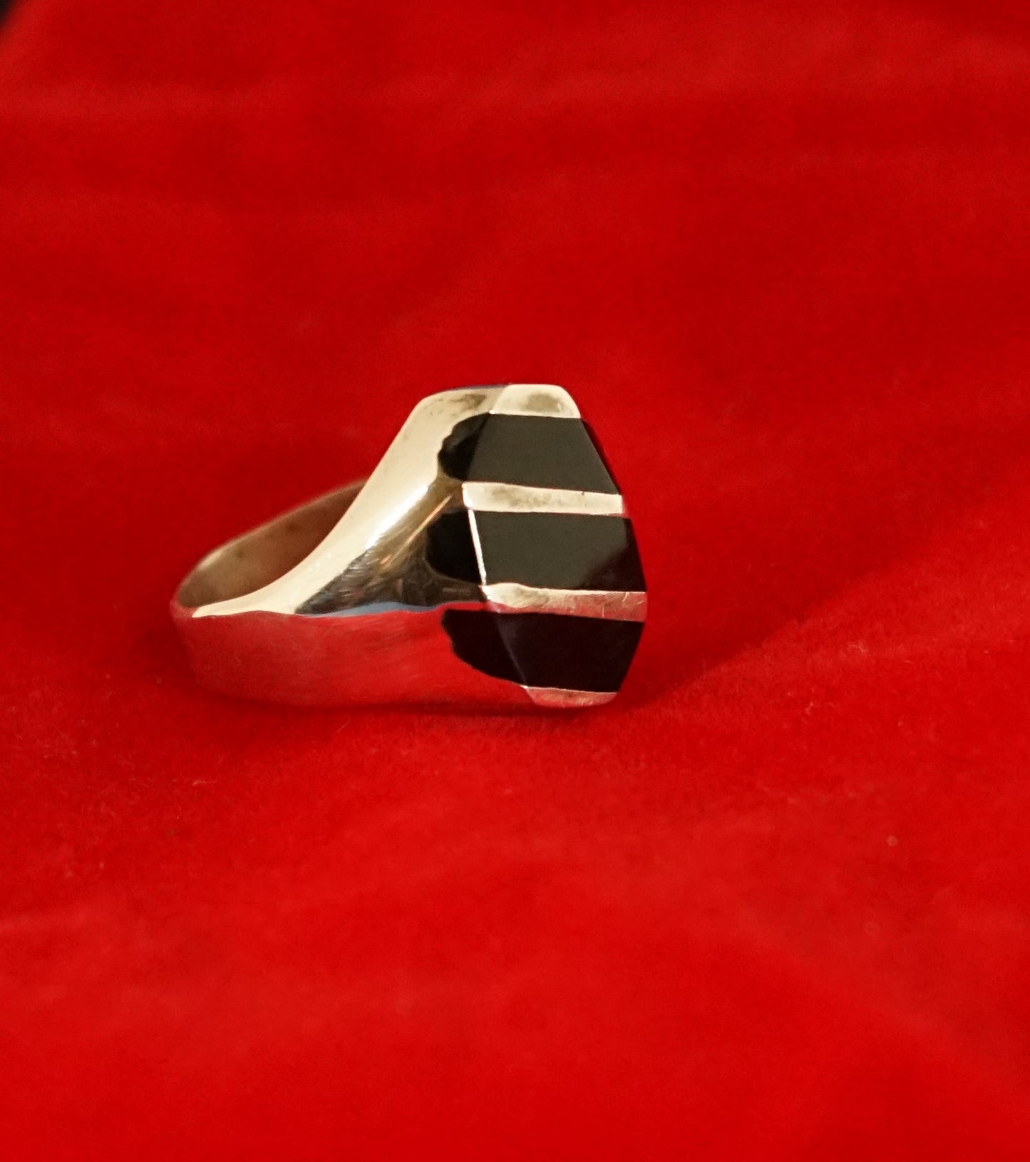 Onyx Inlay Ring