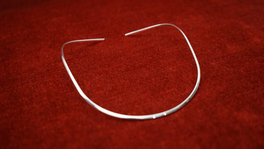 Sterling Silver Collar Choker Necklace