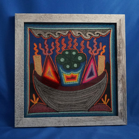 Huichol  Yarn Painting