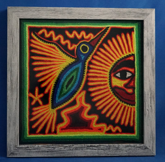 Huichol  Yarn Painting