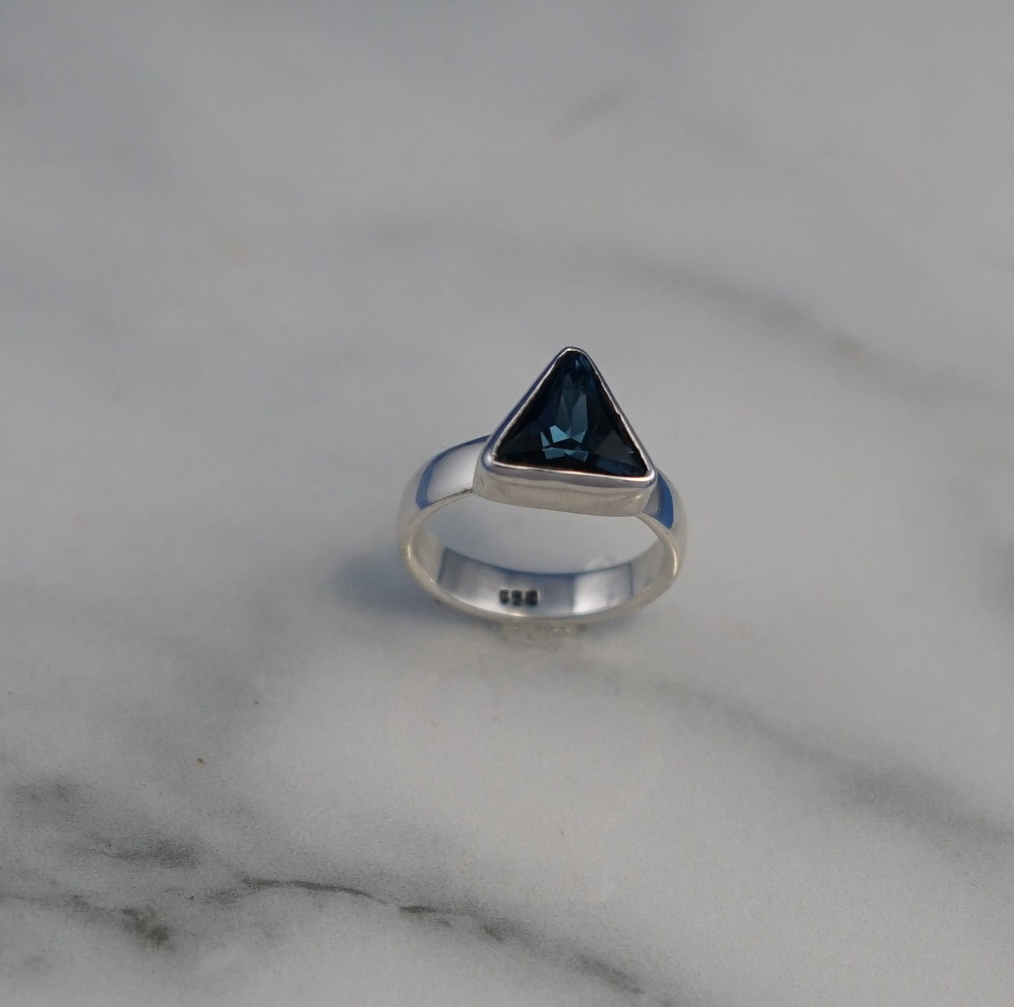 Triangle  Tourmaline Ring