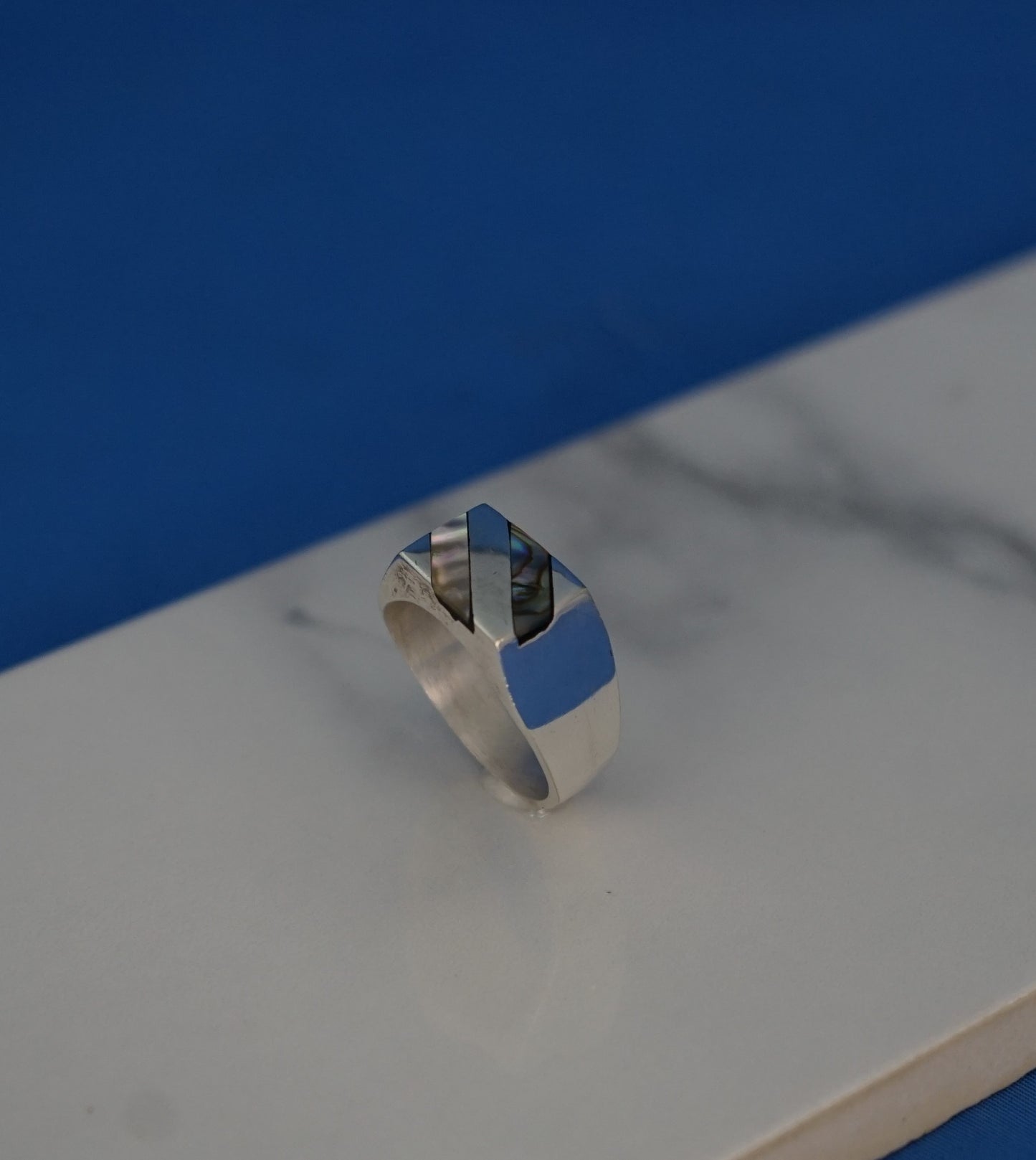 Mother Of Pearl Inlay Ring