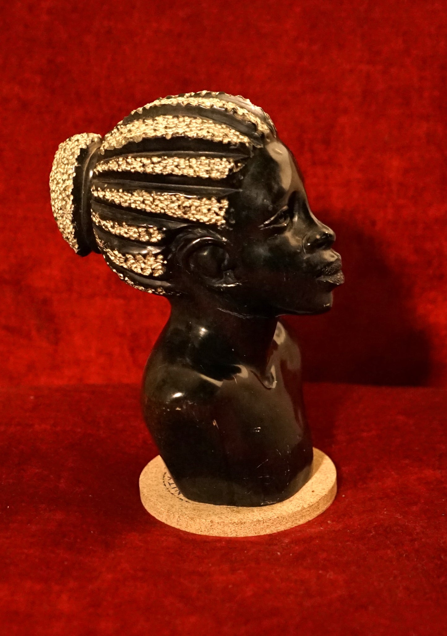 South African Bust Sculpture Artist Signed