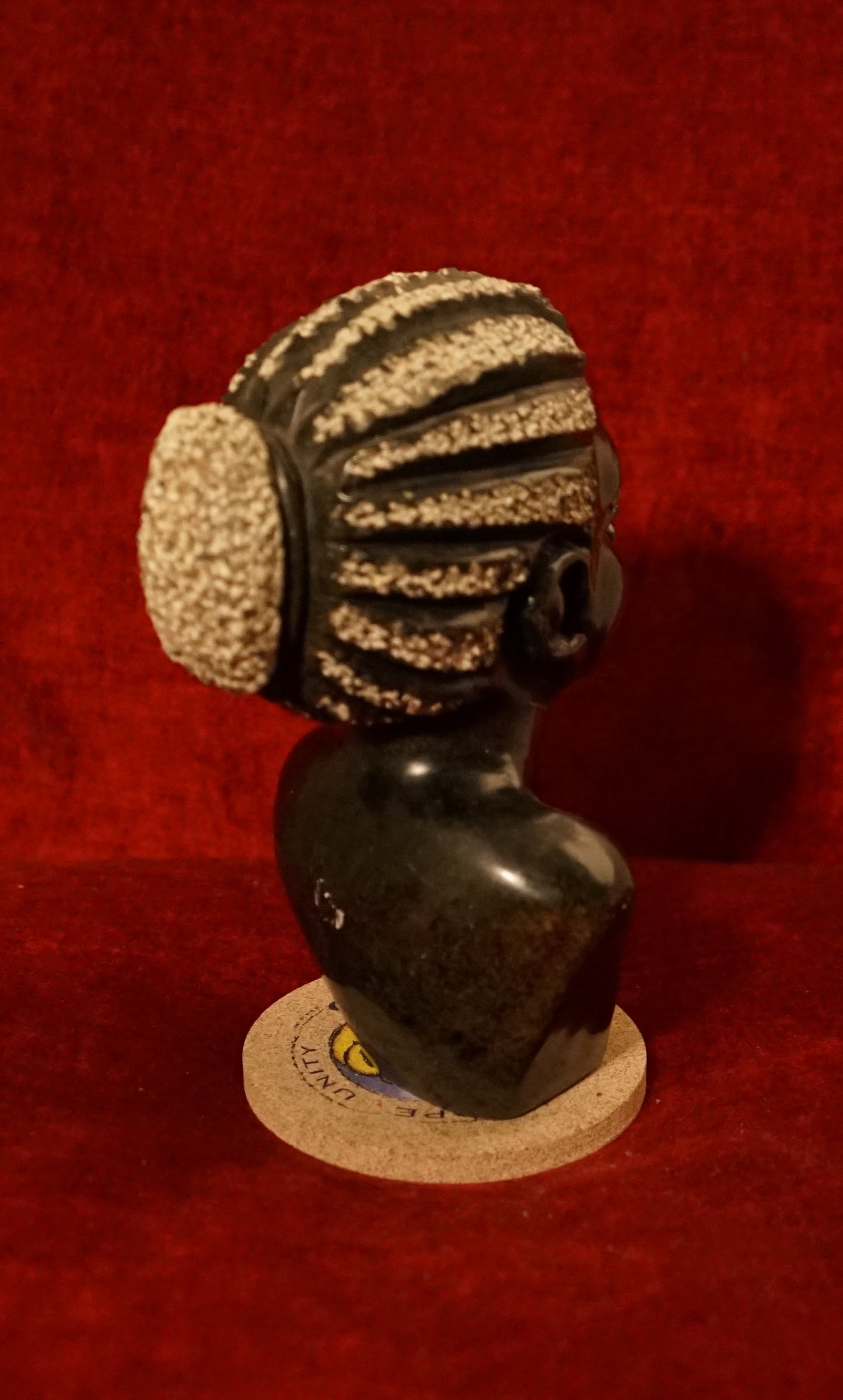 South African Bust Sculpture Artist Signed