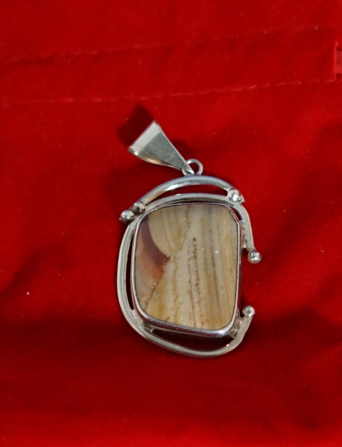 Abstract Agate Pendant