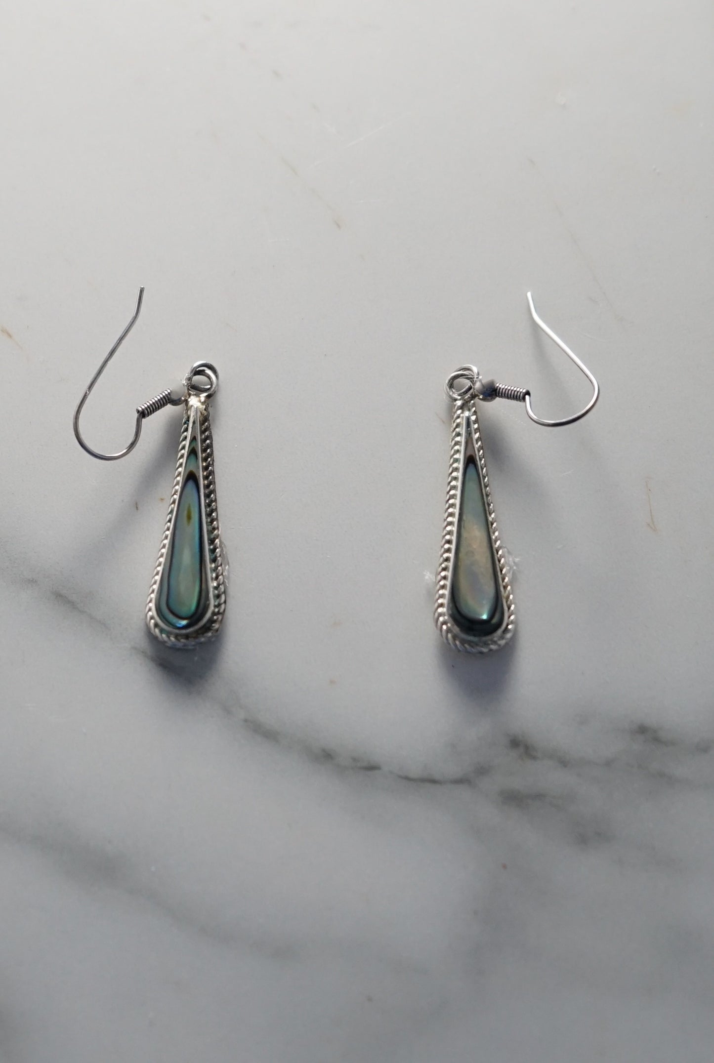 Abalone Tear Drop Earrings