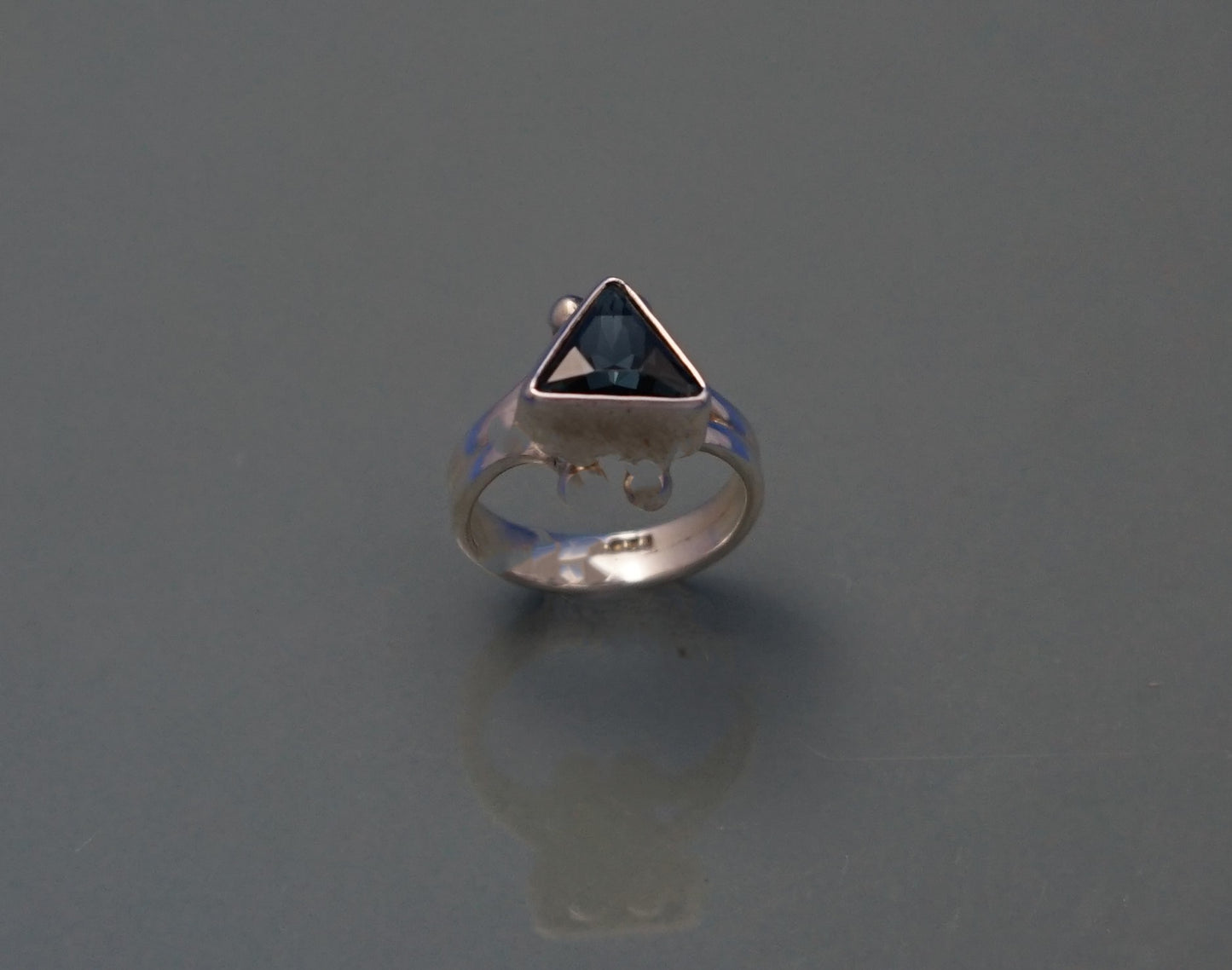 Triangle  Tourmaline Ring