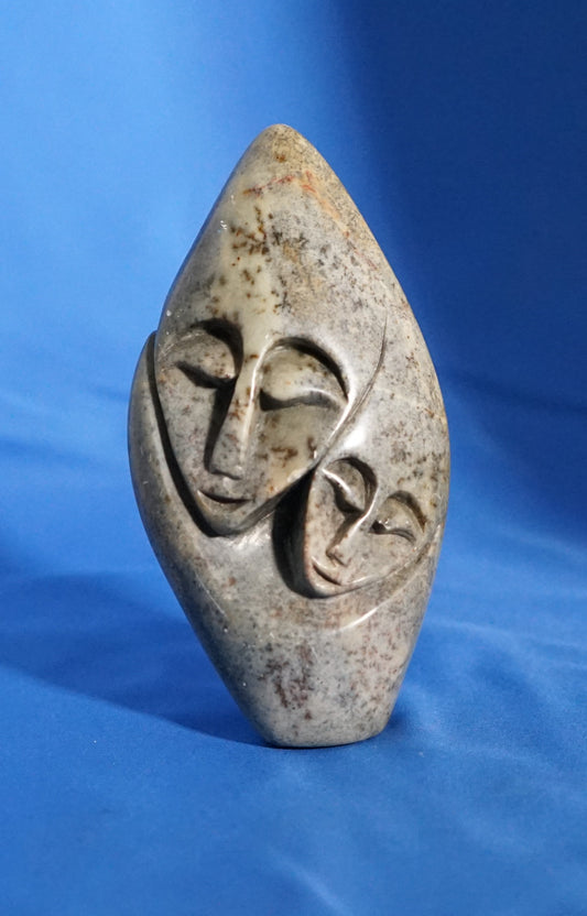 South African Stone Sculpture Artist Signed