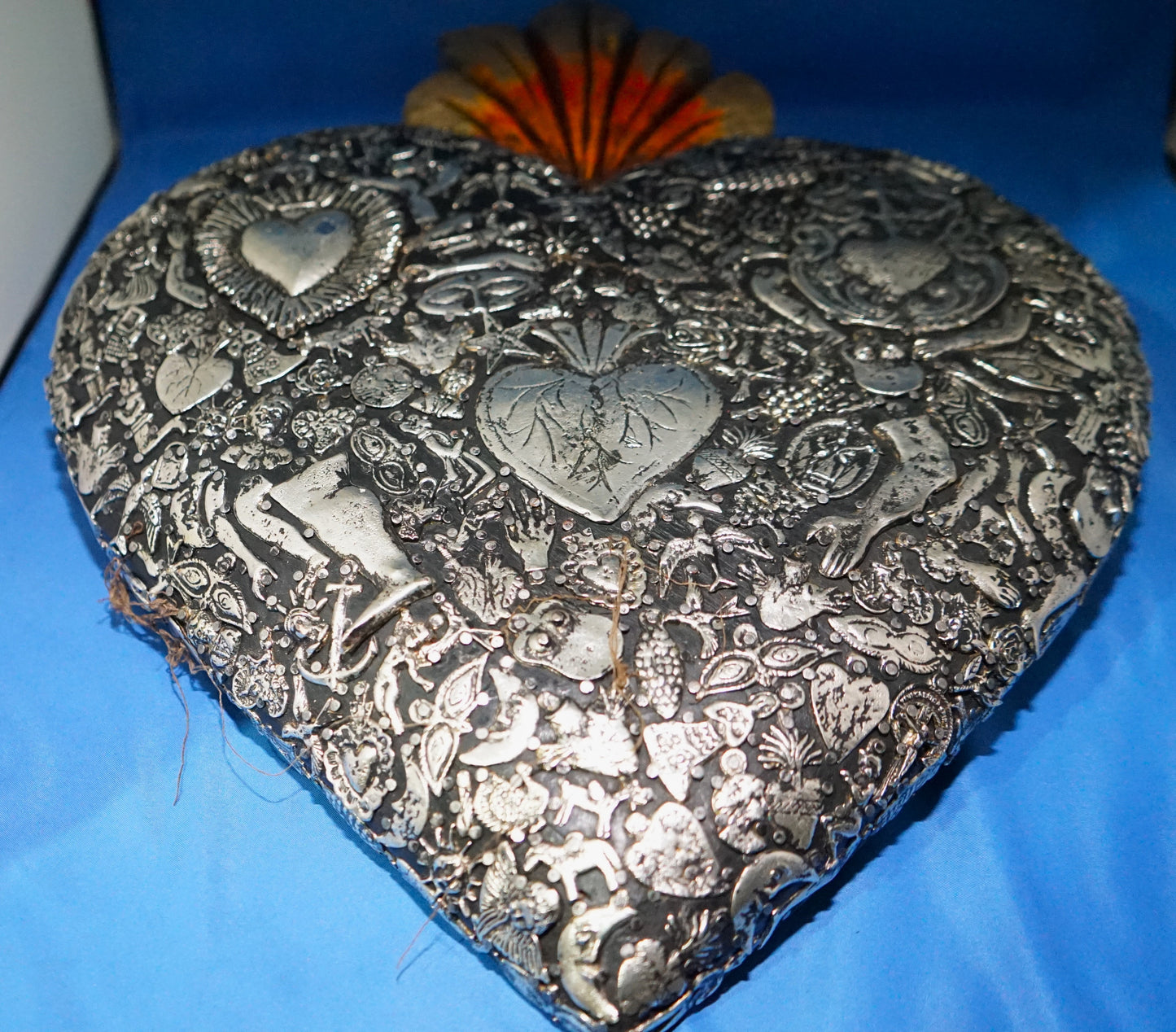 Huichol Milagro Heart Art