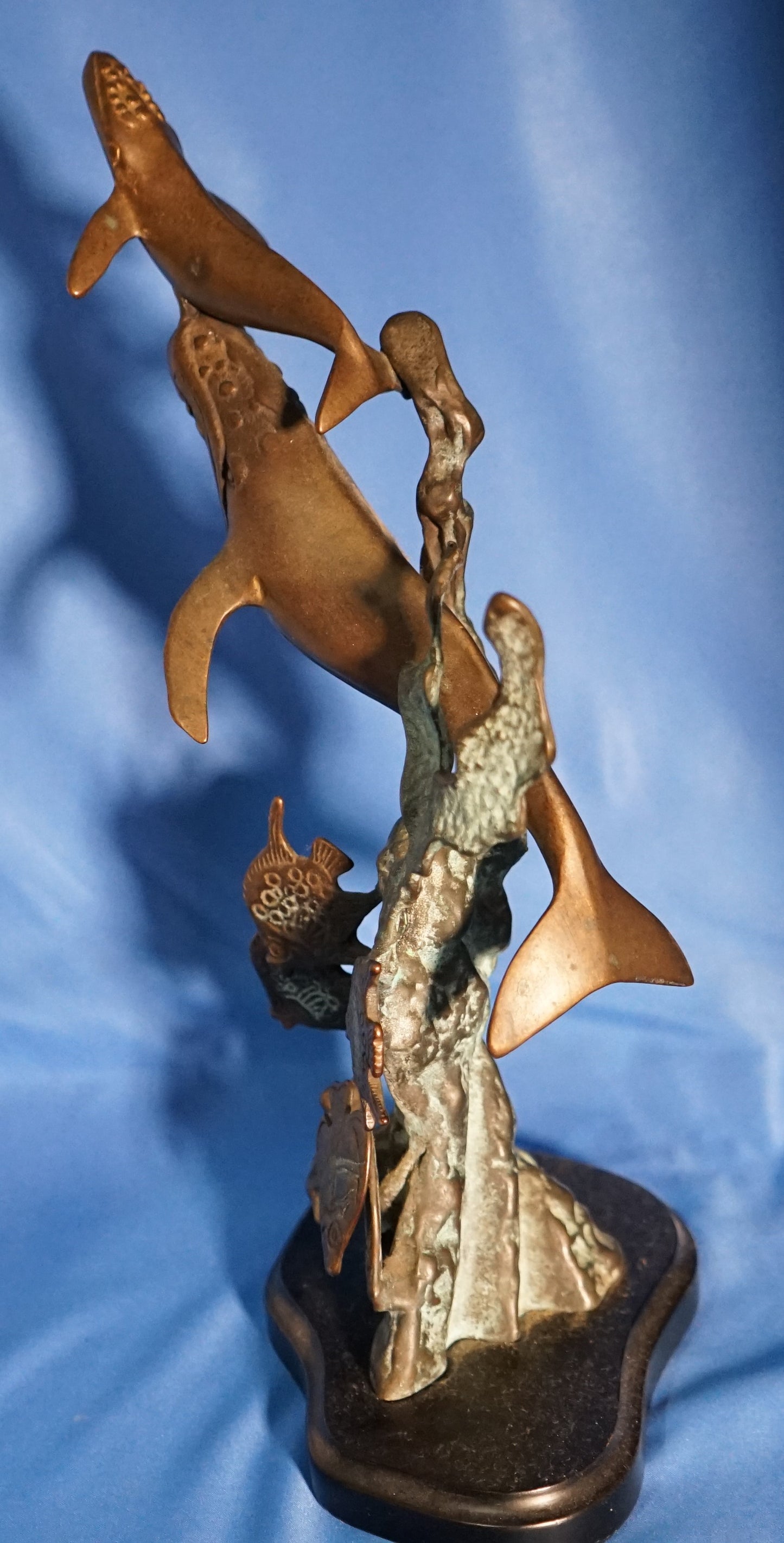 Bronze Whale Sculpture